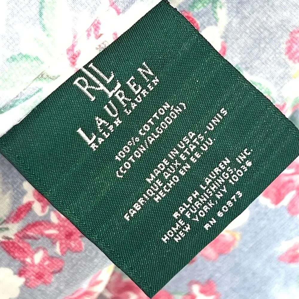 Lauren Ralph Lauren Hope floral dusty blue comforter